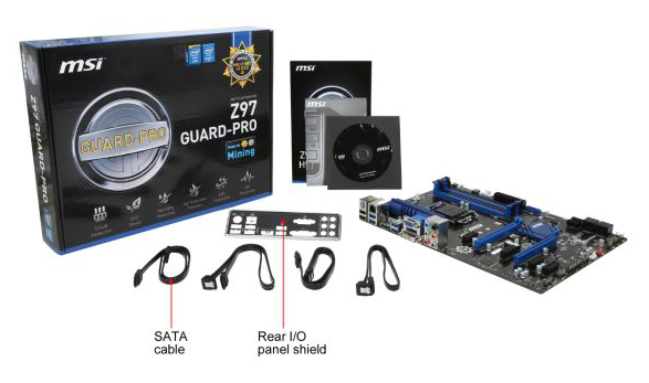 In The Box, Test Setup and Overclocking - MSI Z97 Guard-Pro Review